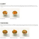 Menu Sushi Shop - Curry