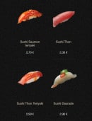Menu Sushi Shop - Sushi 2