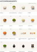 Menu Sushi Shop - Accompagnements