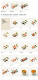 Menu Sushi Shop - Offre midi