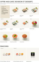 Menu Sushi Shop - Offre