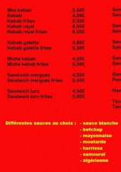 Menu Edessa Kebab & Pizza - Les sandwiches
