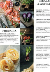Menu Il Vesuvio - Insalate et antipasti