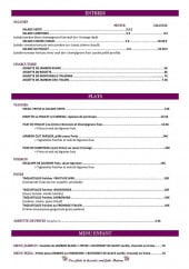 Menu La P'tite Bouffe - Les entrées, plats et menu enfant