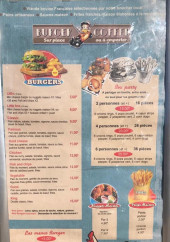 Menu Burger Coffee - La carte