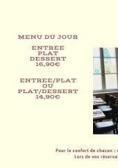 Menu Le Trivicour'tin - Les menus