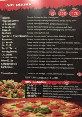 Menu Le Croustilaon - Pizzas et salades