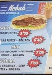 Menu L' Arret Sandwich - Les kebabs et mixtes