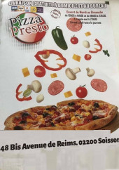 Menu Pizza Presto - Care et menu Presto Pizzas Soissons