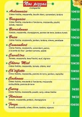 Menu Le Parvis Sud - Les pizzas