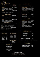 Menu Pégaze Burger - Les kebabs, assiettes, ...