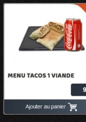 Menu Mc tacos - Les menus tacos