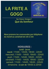 Menu La frite a gogo - Les informations