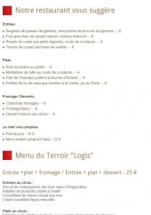 Menu Le Parc - Le restaurant et le menu du territoir Logis à 25 €