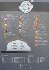 Menu Mamma Rosa - glaces et sorbets, crêpes et gaufres