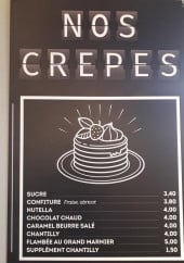 Menu Brasserie de la Gare - Crêpes