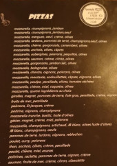 Menu El Padre - La carte