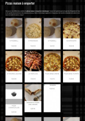 Menu Madras Pizza - Les pizzas