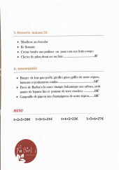 Menu Le Fabioli - Les desserts et nouveautés