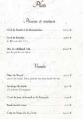 Menu L'Aubergiste Gourmand - Les plats