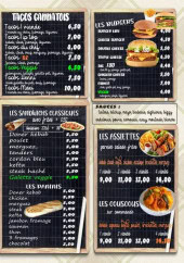 Menu Fast Good - La carte