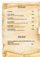 Menu Snack du lac - Les salades et menu enfant