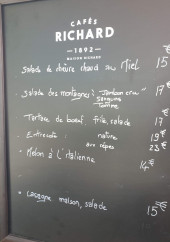 Menu Le Bistroquet - L'ardoise