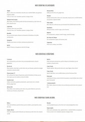 Menu Ô Tandem - Les cocktails