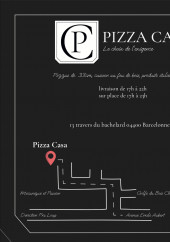 Menu Pizza Casa - Les informations
