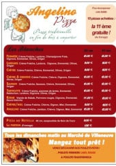 Menu Angelino pizza - Les pizzas suite