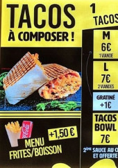 Menu Street Food Company - Les tacos