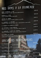 Menu Les Copains - Les tapas et spécialités