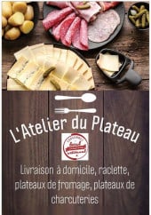 Menu L'Atelier du plateau - Prestations 