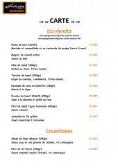 Menu Le Guillestrin