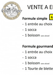 Menu Chez Pipo - Les formules à emporter