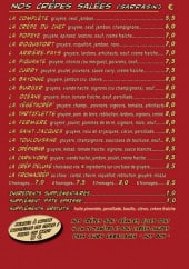 Menu Crêp'and Go - Les crêpes salées
