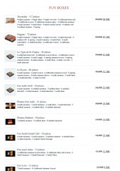 Menu Fun Sushi - Fun box
