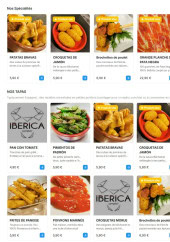 Menu Iberica Comptoir - Les spécialités, tapas