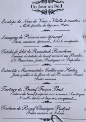 Menu L’insolent café - Menu