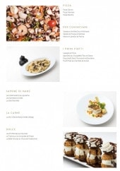 Menu La Favola - La carte
