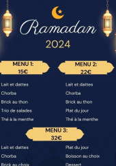 Menu La Marsa - Les menus