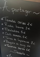 Menu Le Bistrot des Serruriers - A partager