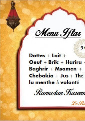 Menu Le Bon Goût - Le menu iftar