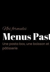 Menu O'PastaCaffe - Pasta box personnalisée