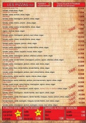 Menu Pizza Falicon - Les pizzas, le menu enfant, les desserts...