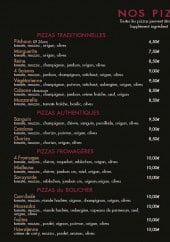 Menu Pizza Sainte Marguerite - Les pizzas