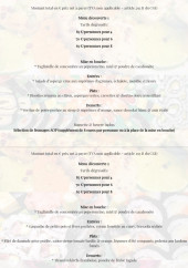 Menu Chefrench4u - Les menus découverte