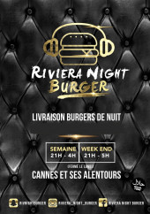 Menu Riviera night burger - Carte et menu Riviera night burger Juan les Pins