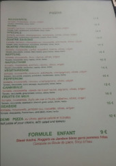 Menu Seaside Café - Les pizzas, formule enfant