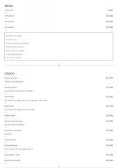 Menu Casa Nostra - Brut et menus